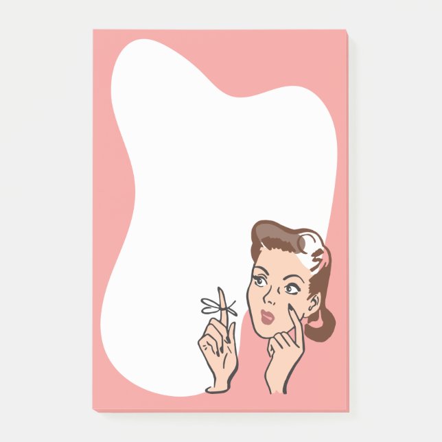 Retro ta noterar post-it block (Framsida)