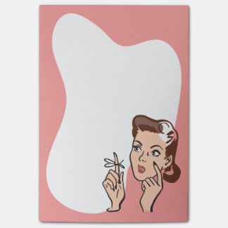 Retro ta noterar post-it block