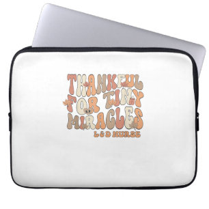 Retro - tack för Thanksgiving Labo av små Miracles Laptop Fodral