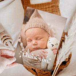 Retro Tack Overlay Photo Birth-meddelande Meddelande