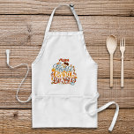 Retro tacksamt tacksamt välsignat Monogram Namn Förkläde<br><div class="desc">Den tacksamma, tacksamma och välsignade monogramplattan namn är designad med personifiering i åtanke för köksmästare, kockar eller grillare. Den estetiska utformningen har höst- och höstsäsongerna och visar trendigets återtypografi, t.ex. "Tack, tacksam, välsignad". Det är en påminnelse till alla om att vara tacksamma denna säsong när du bäror i påstående samtidigt...</div>