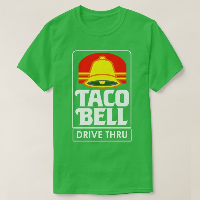 Retro Taco Drive Thru Pillow T Shirt (Design framsida)