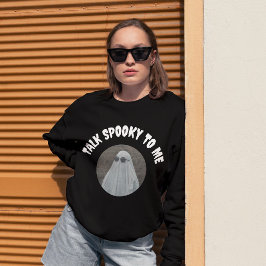 Retro Talk Spooky to Me Coola Ghost Halloween T Shirt