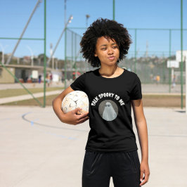 Retro Talk Spooky to Me Coola Ghost Halloween T Shirt