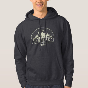 Retro Tamarack Mountain 80 s Hoodie