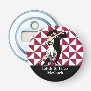 Retro Tango Dancers på Maron Geometric Flasköppnare
