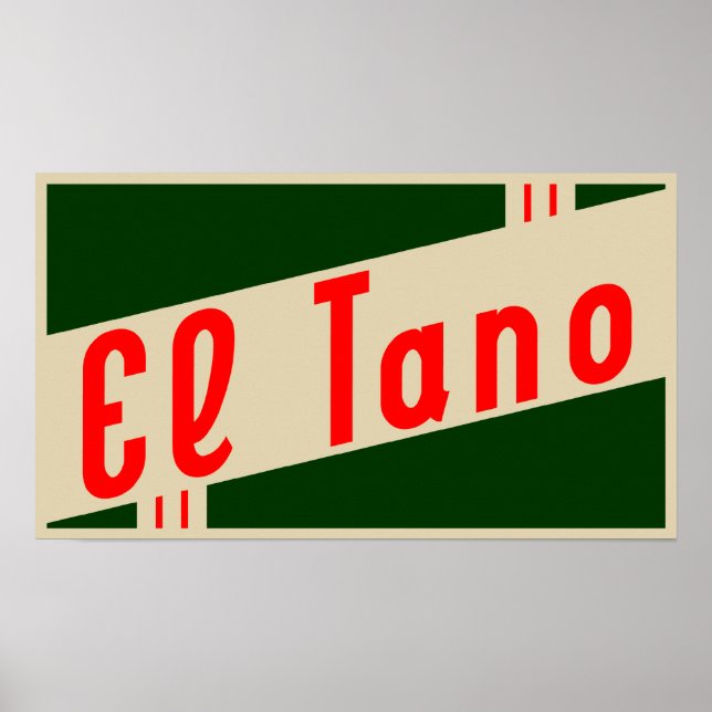 retro tano poster (Framsidan)