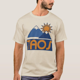 Retro Taos 70s/80s Stil Skiing Mountain Peaks T Shirt