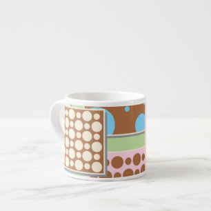 Retro Tapet Patchwork Espresso Mugg Espressomugg