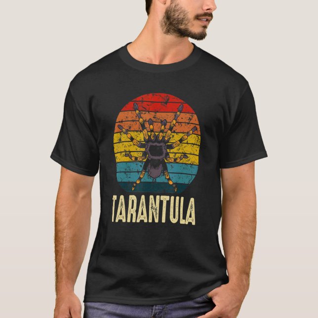 Retro Tarantelägare Husdjur Spindel 2 T Shirt (Framsida)