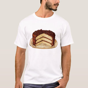 Retro tårta tee shirt