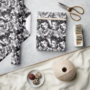 Retro Tatoed Pin-ups Presentpapper
