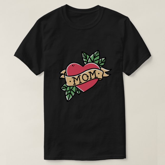 Retro Tattoo T Shirt (Design framsida)