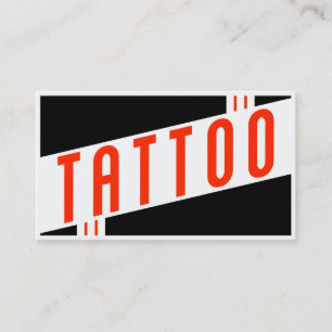 retro tatueringfrimärkekort lojalitetskort