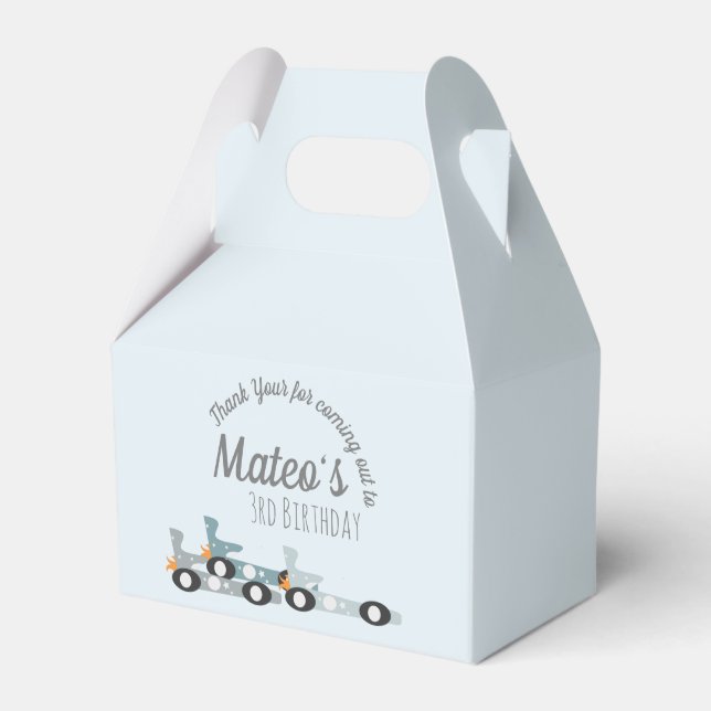 Retro Tävla Cars Måne Stars Turing Three Party Presentaskar (Framsidan Sidan)