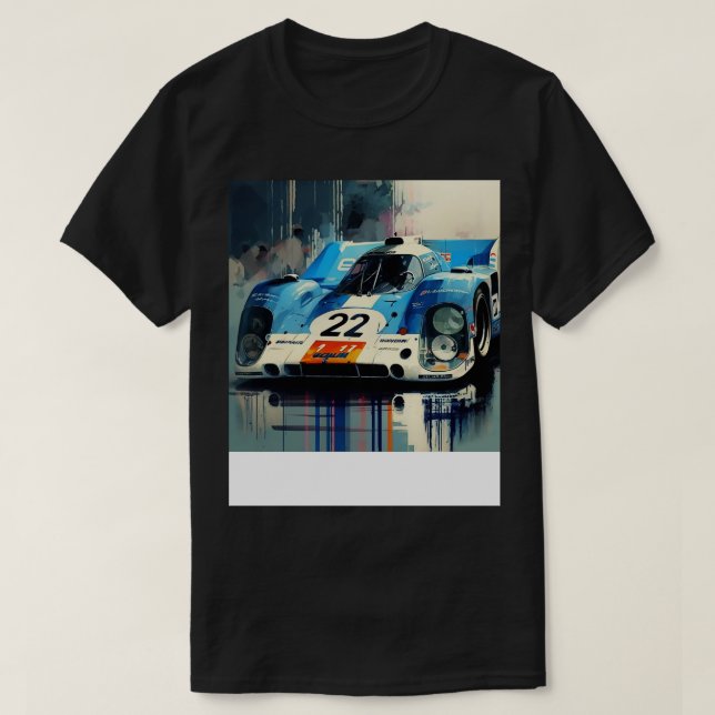Retro Tävling T Shirt (Design framsida)