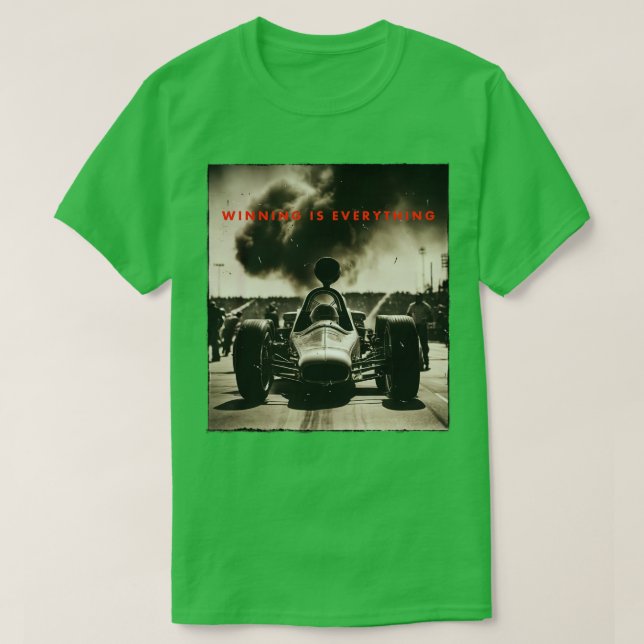 Retro tävling vinner allt t shirt (Design framsida)