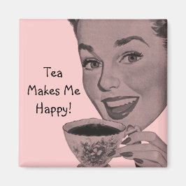 Retro Tea Magnet