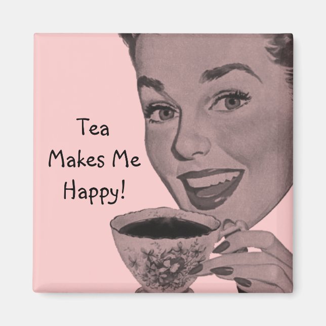 Retro Tea Magnet (Framsidan)