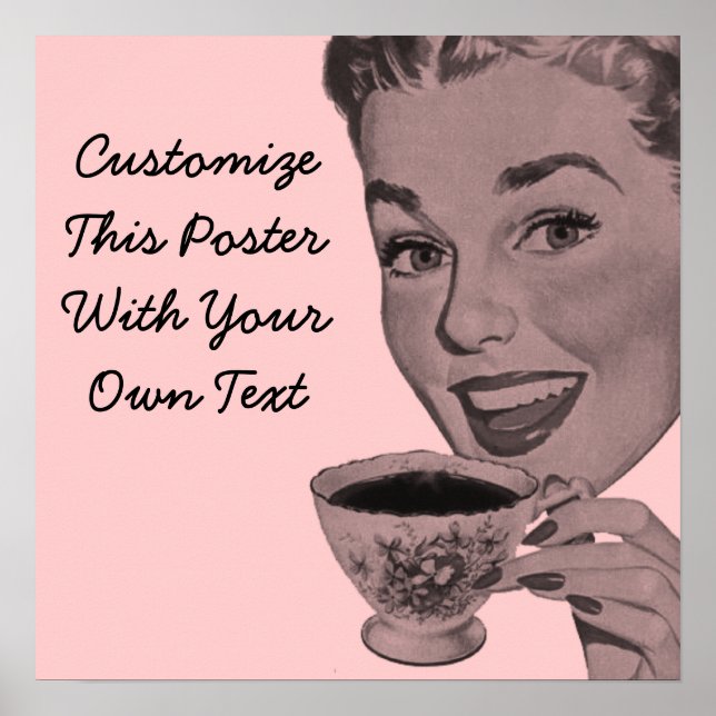 Retro Tea Poster (Framsidan)