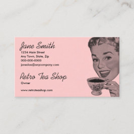 Retro Tea Visitkort