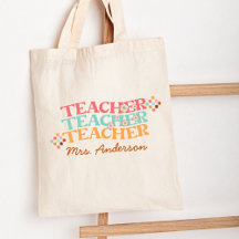 Retro Teacher i Colorful 70-talet Stil