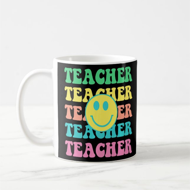 Retro Teacher inspirationerande färgämne Sc Kaffemugg (Vänster)