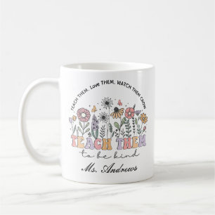 Retro Teacher, lär dem vara vänliga Kaffemugg