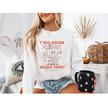 Retro Teacher Pumpkin "Y'all Gonna learn Today"