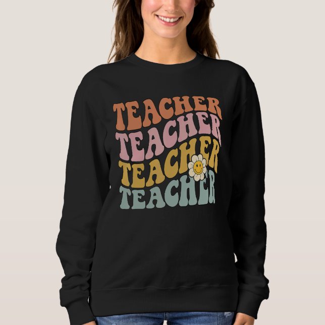 Retro Teacher Tee Cute Teacher   for New Teacher (Framsida)