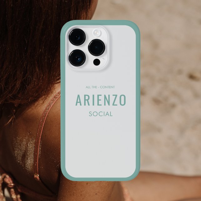 Retro Teal Social Media Branded (Skapare uppladdad)