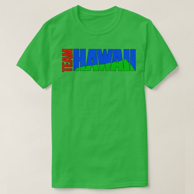 Retro Team Hawaii 1977 TShirt T Shirt (Design framsida)