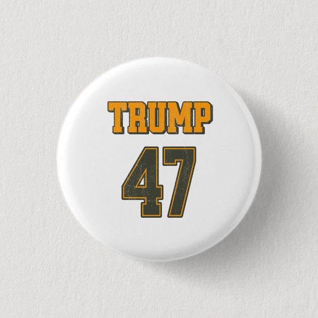Retro Team Trump 47-Vintage Knapp (Framsida)