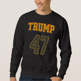 Retro Team Trump 47-Vintage Lång Ärmad Tröja