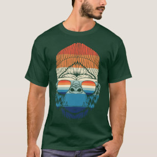 Retro Techno Monkey T Shirt