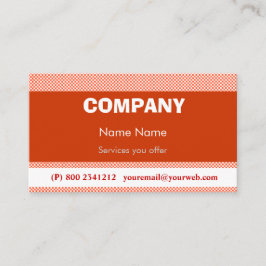 Retro Techno pop Visitkort