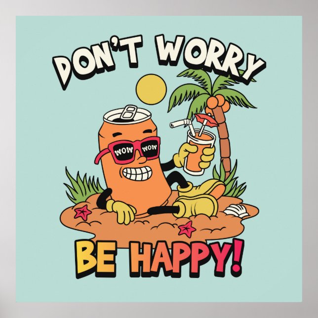 Retro-tecken Poster (Framsidan)