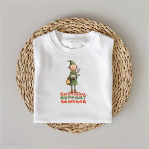 Retro tecknad alv ren ironiska önskningar t shirt