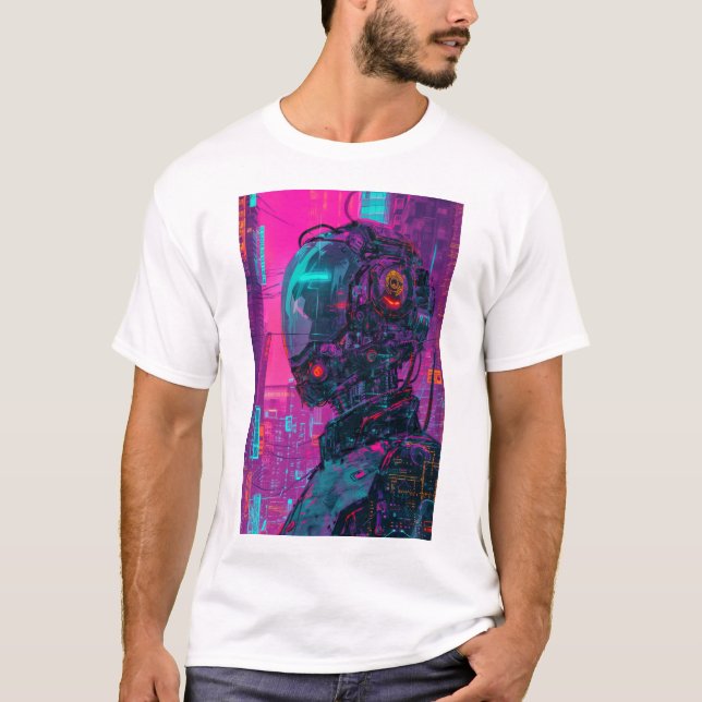 Retro Tecknad Bok Art Collection T-Shirt (Framsida)