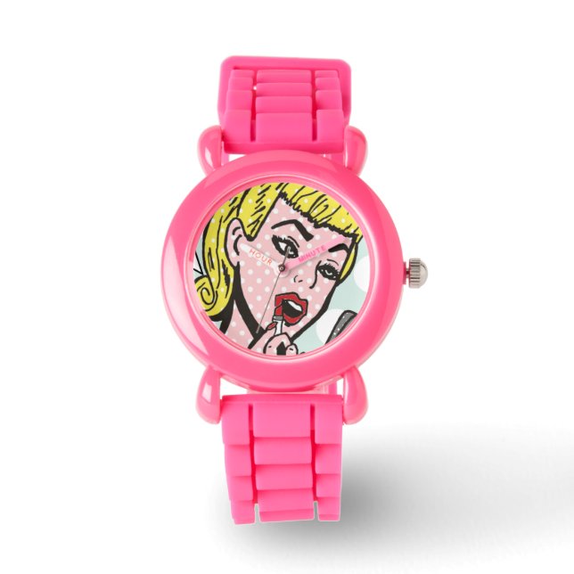 Retro Tecknad Bok Cutie Watch Armbandsur (Framsida)