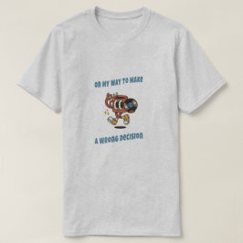 Retro tecknad film Felaktiga Beslut Estetisk T-shi T Shirt