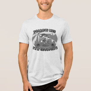 Retro Tecknad Geolog T-shirt