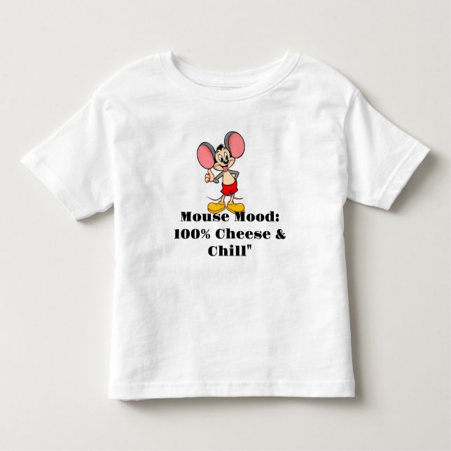 Retro Tecknad Mouse T-Shirt (Framsida)