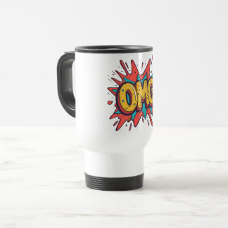 Retro Tecknad OMG! Pop Art Coffee Mugg