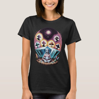 Retro Tecknad Psychedelic Spirit Art T Shirt