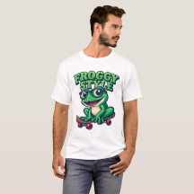Retro Tecknad Skater Shirt