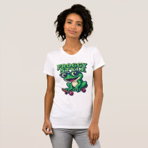 Retro Tecknad Skater Shirt