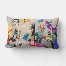 Retro Tecknade figurer  Lumbarkudde