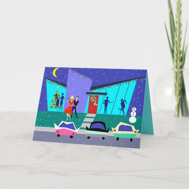 Retro-Tecknadens julkort Helgkort (Framsida)