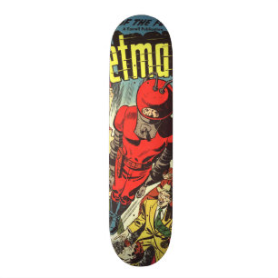 Retro tecknader - Rocketman Old School Skateboard Bräda 18 Cm